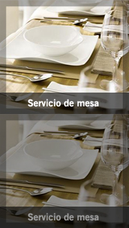 Servicio de mesa